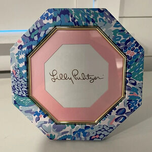 Lilly Pulitzer Octagon Turquoise Oasis Wave After Wave Frame. NWOB.